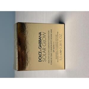 Dolce & Gabbana Solar Glow Cushion Refill 120 Nude SPF50 NEW